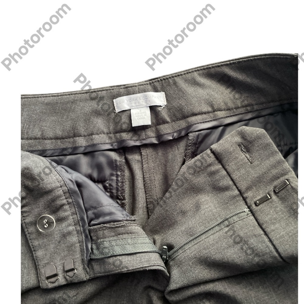 New York & Company stretch Dark Grey Dress Pants Size 4 - Picture 7 of 7